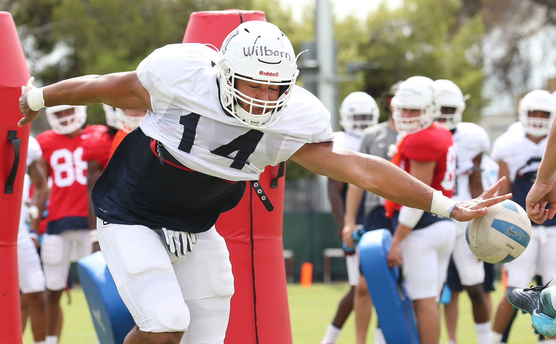 Arizona Wildcats football practice (copy)
